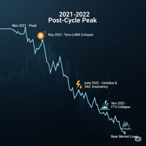 A Queda de 2021-2022: Pós-Pico de Ciclo
