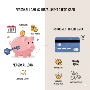 Empréstimo pessoal vs cartão de crédito parcelado: qual é mais vantajoso?