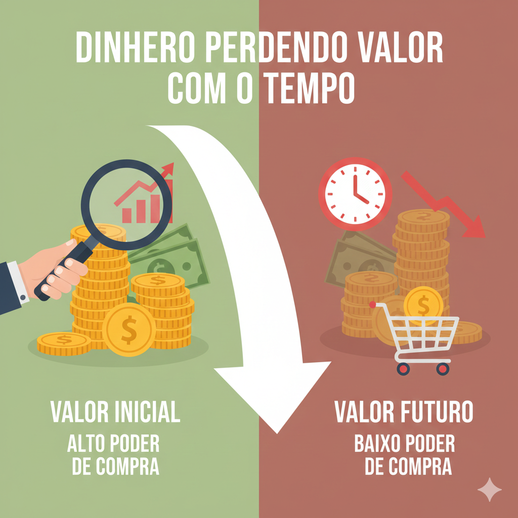 Por que o dinheiro perde valor com o tempo?