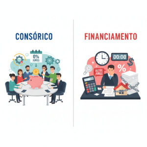 Financiamento ou consórcio para comprar carro: qual é melhor?