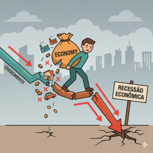 O que é recessão econômica
