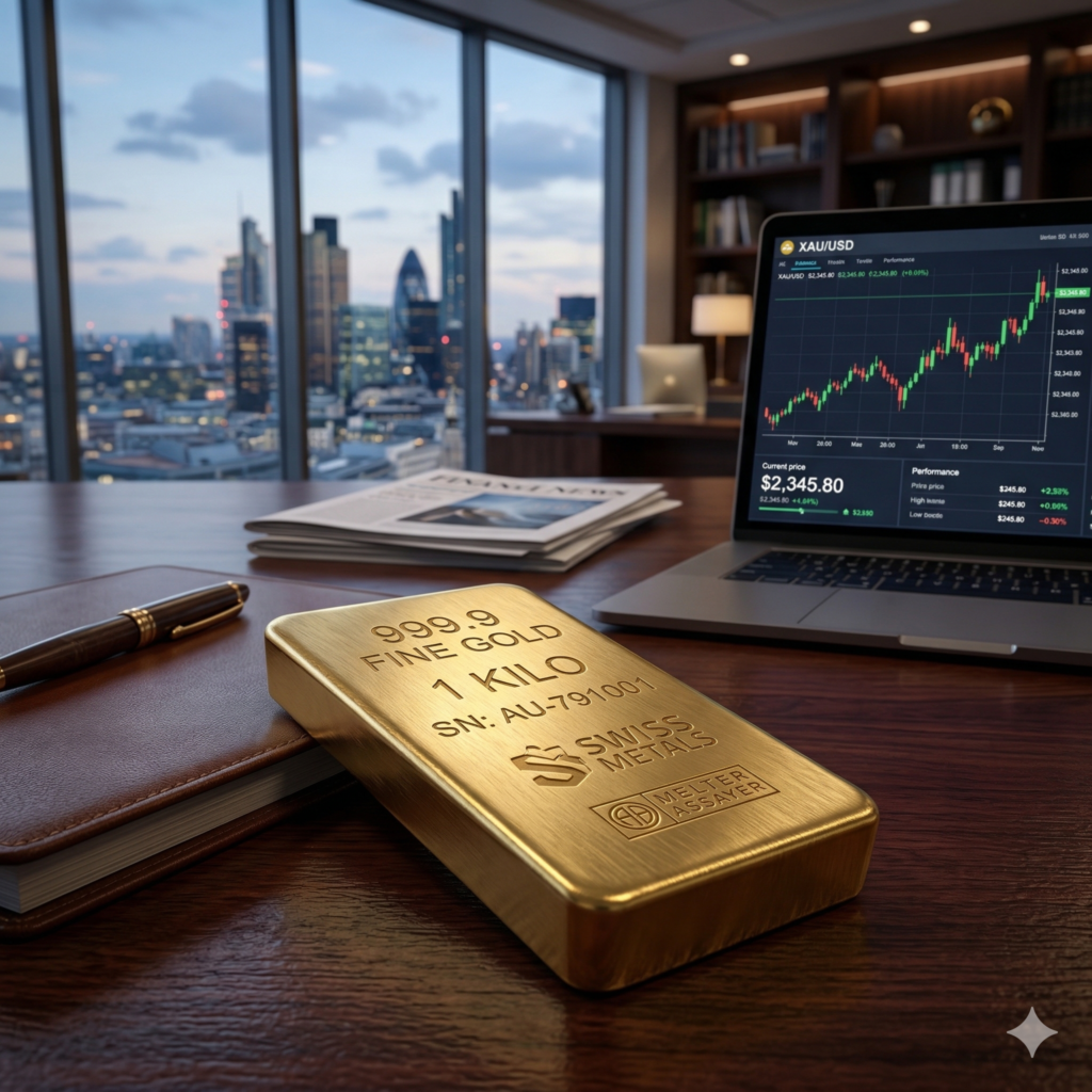 O que faz o ouro subir ou cair